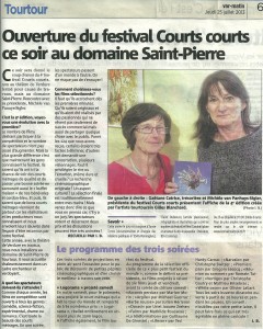 Article Var Matin Festival courtscourts 25072013